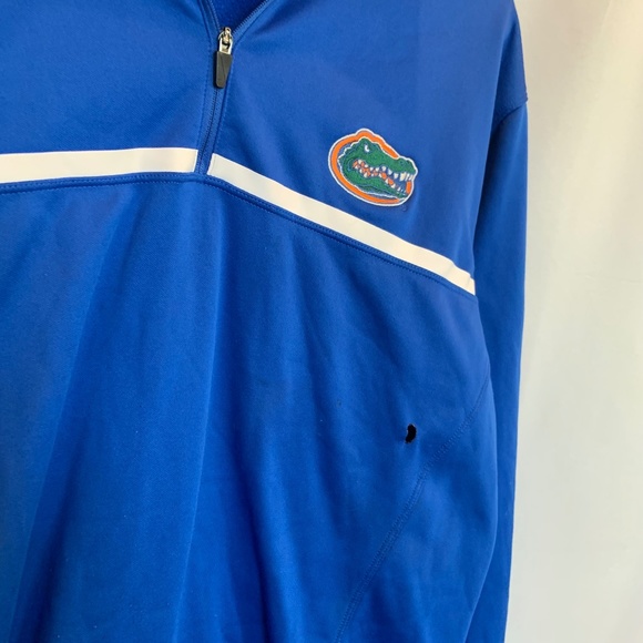 Nike Golf Tour Performance UF Florida Gators 1/4 Zip Jacket Blue Size M - Picture 5 of 16